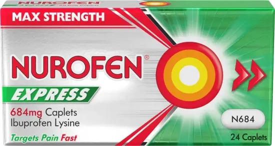 Nurofen Express 684mg Caplets