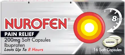 Nurofen Pain Relief 200mg Soft Capsules