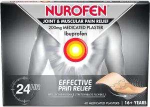 Nurofen Joint & Muscular Pain Relief 4x Medicated Plaster