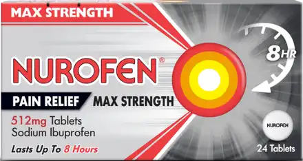 Nurofen Pain Relief 512mg Tablets