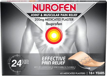 Nurofen Muscle & Back Pain Relief Large Heat Patches x4