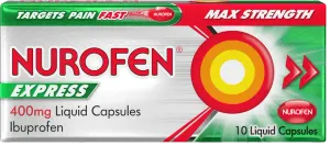 Nurofen Express 400mg 10 Liquid Capsules
