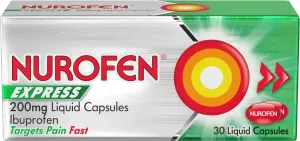 Nurofen Express 200mg 30 Liquid Capsules