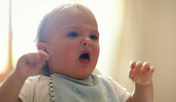 Baby coughing